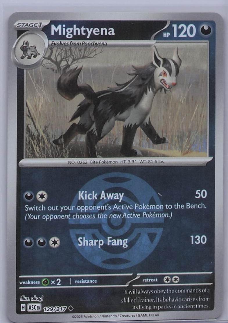 Ascended Heroes Mightyena [Ball] Pokémon card